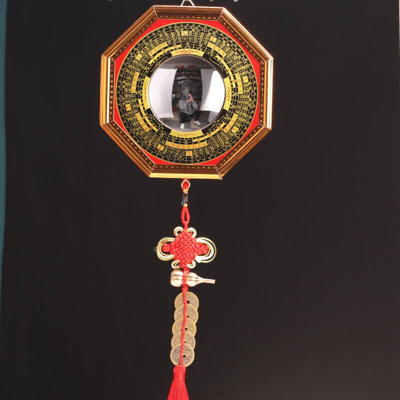 Nine Palaces Bagua Mirror Feng Shui Chinese Traditional Home Accessories