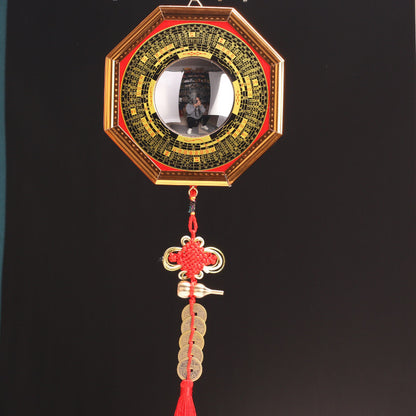 Nine Palaces Bagua Mirror Feng Shui Chinese Traditional Home Accessories