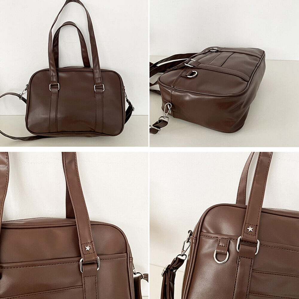 Messenger Bag PU Leather Shoulder Bag Large Capacity Handbags Crossbody Bag