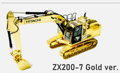 1:50 25CM ZAXIS ZX200-7 Excavator Construction Machine Equipment Diecast Model