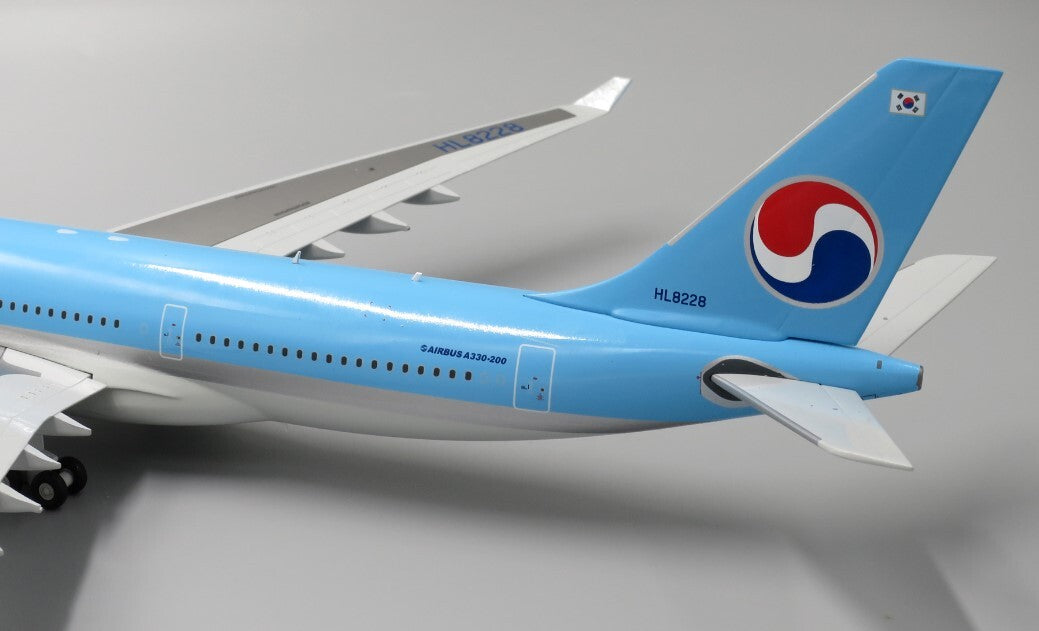 1:200 30CM JC Wings KOREAN AIR AIRBUS A330-200 Passenger Airplane Diecast Model