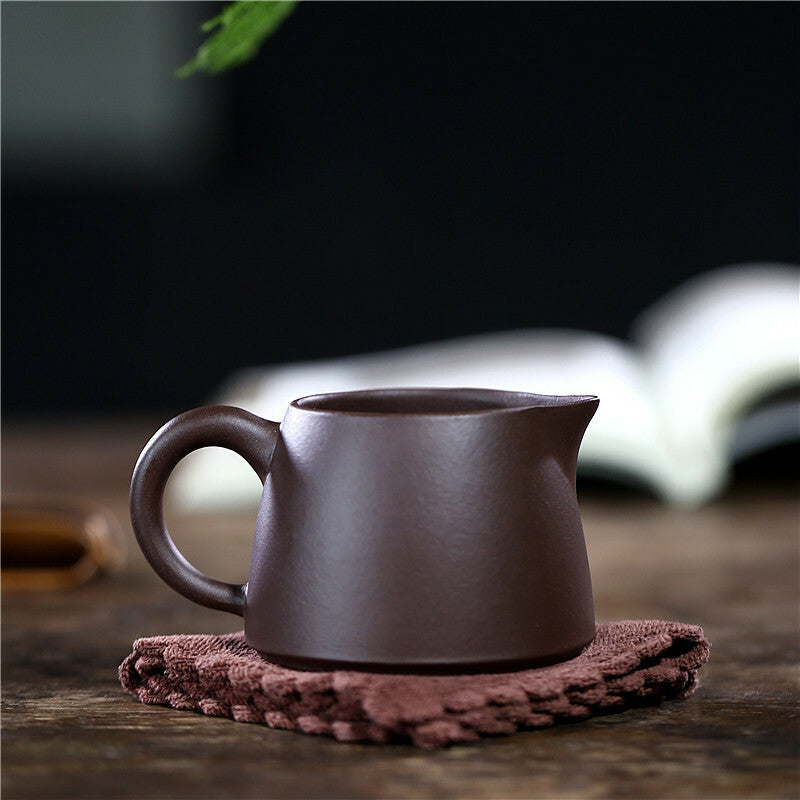 200ml Chinese Yixing Purple Clay Gongfu Teacup Handmade Plum Blossom Cup Tea Set