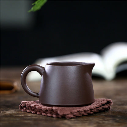 200ml Chinese Yixing Purple Clay Gongfu Teacup Handmade Plum Blossom Cup Tea Set