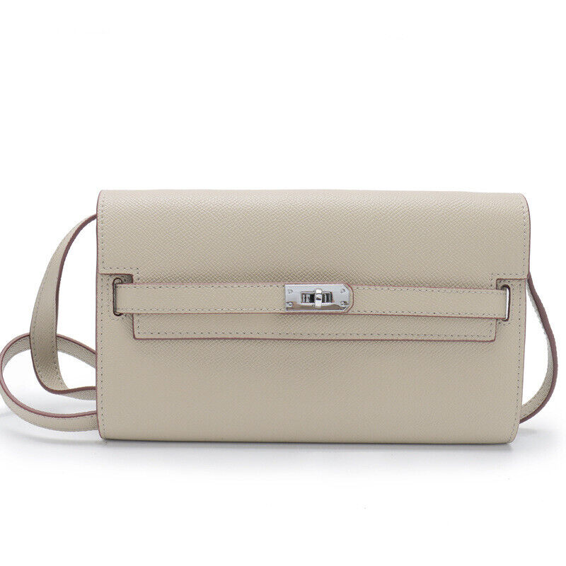 Mini Real Leather Flap Envelope Clutch Phone Wallet Shoulder Bag Purse Crossbody