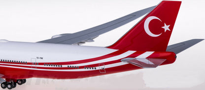 1:200 Hogan REPUBLIC OF TK BOEING 747-8 Passenger Airplane ABS Plastic Model