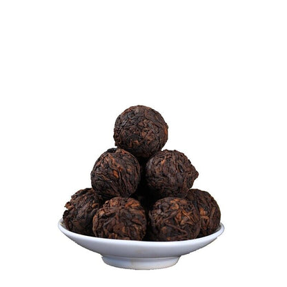 Handmade pearl YunNan YiWu puerh tea mini pu-erh puerh tuo tea cooked puerh