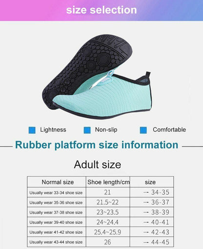 Beach Water Shoes Quick-Drying Swimming Aqua Seaside Slippers Surf Light Sports