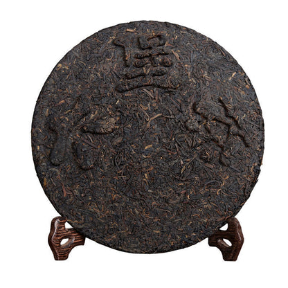 Liu Pao Tea Cake Guangxi Wuzhou Specialty Ancient Tree Liu Bao Dark Tea 500g