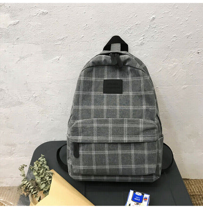 College School Bag Women Backpack Striped Book Packbags Travel Shoulder Bag