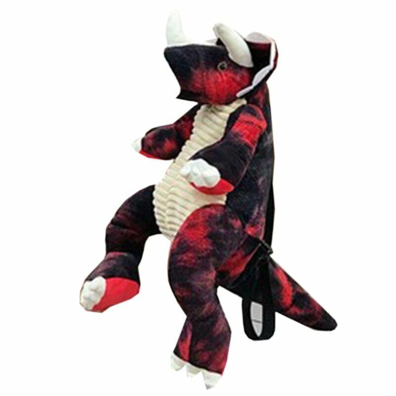 Backpack Parent-child Creative 3D Dinosaur Cartoon Plush Bag Children Kids Gifts