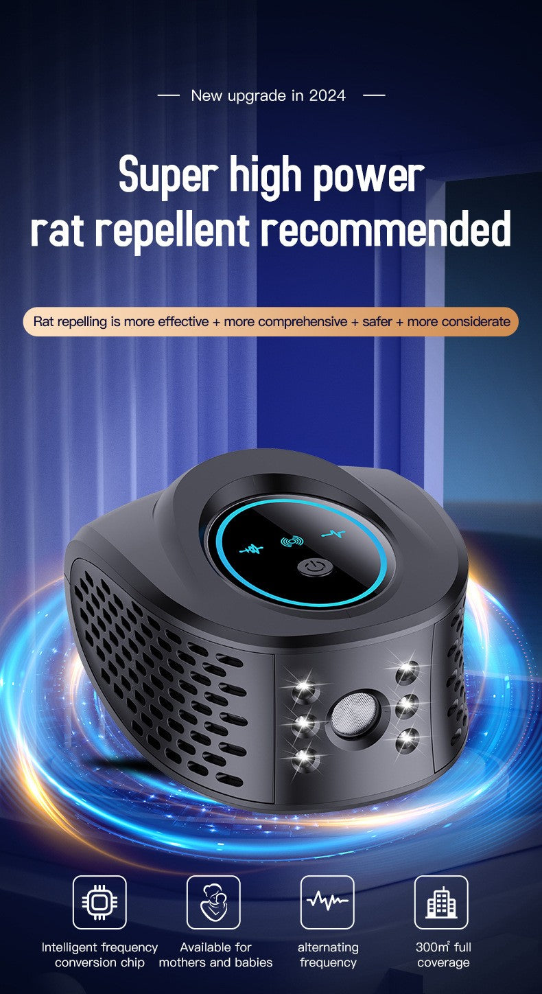 4in1 Ultrasonic Pest Repeller Drives away mosquitoes, mice, rats,other pests