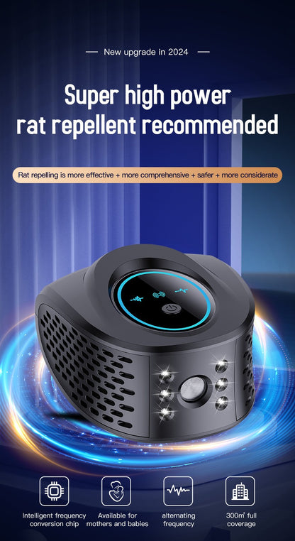 4in1 Ultrasonic Pest Repeller Drives away mosquitoes, mice, rats,other pests