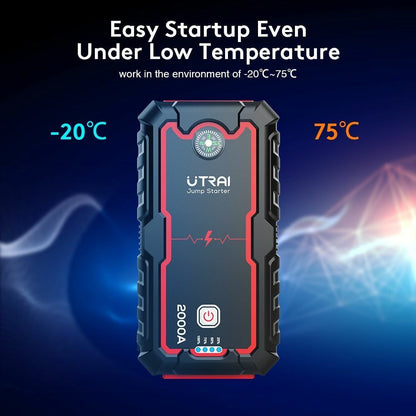 Jump Starter Car Booster Power Bank Battery 2000A 12V Auto Starting Device Start