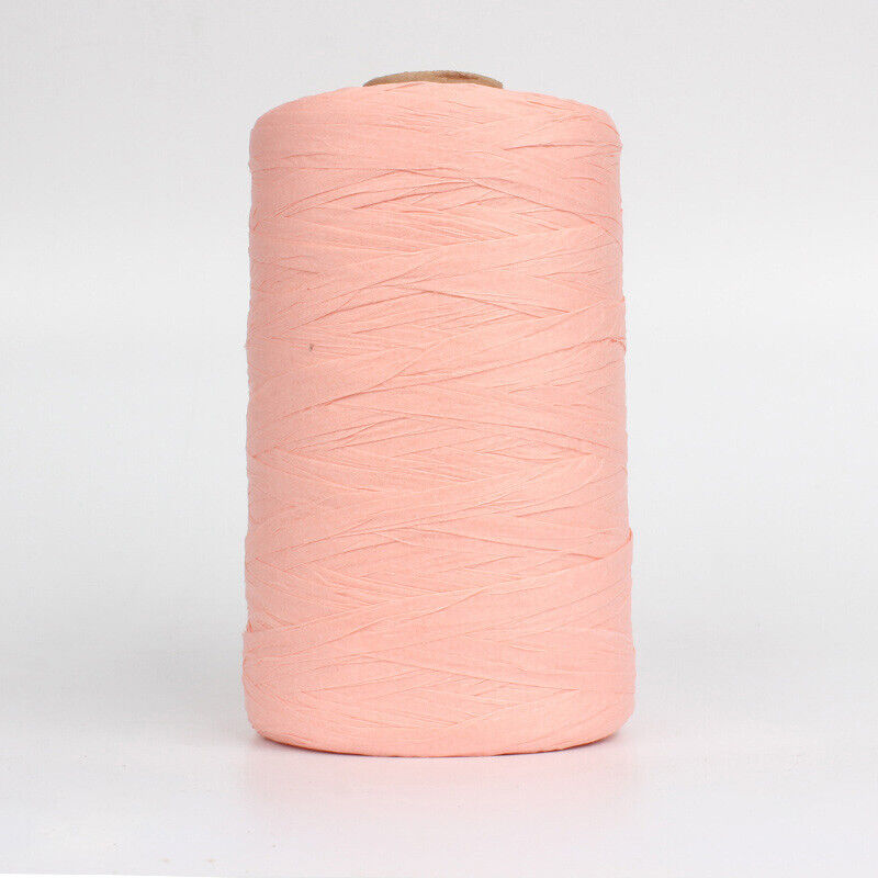 280M Organic Raffia Straw Rope Paper Yarn Crochet Knitting DIY Summer Hat Bag