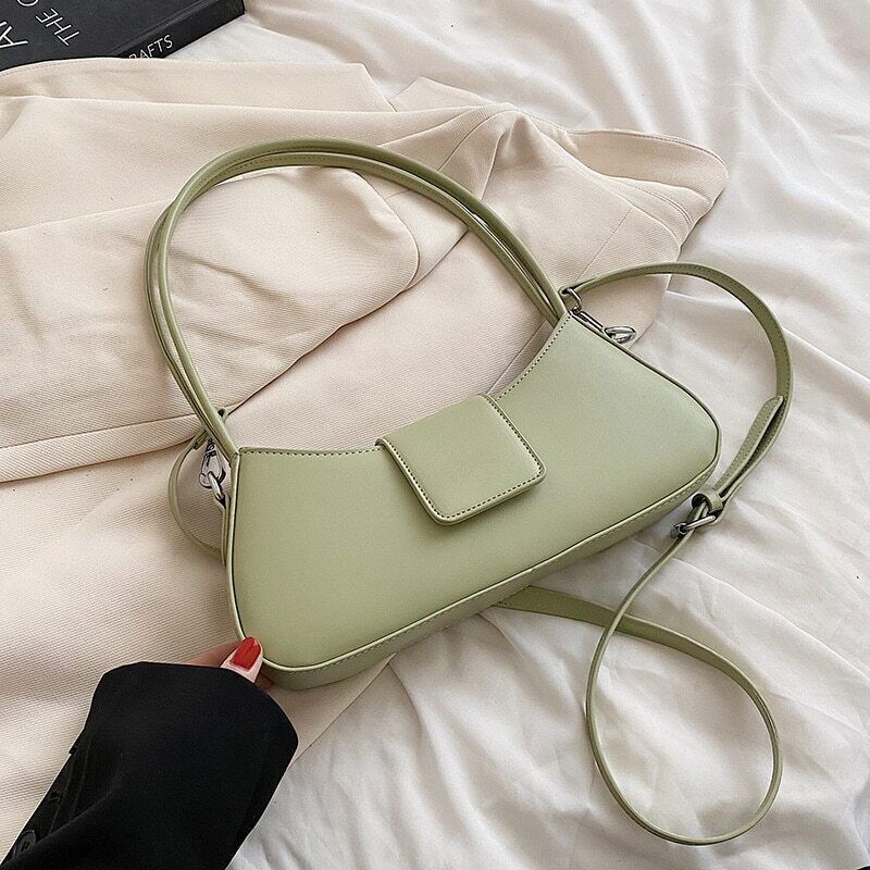 PU Leather Crossbody Side Bag Women Fashion Shoulder Handbag Purses