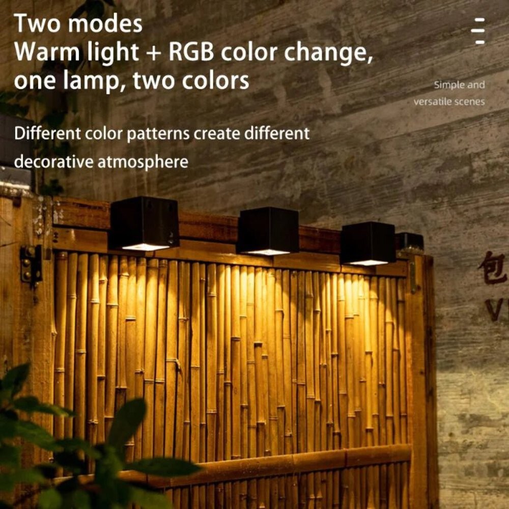 Solar Wall Lamp – Modern LED Outdoor Lighting