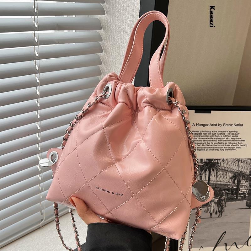 Chain Backpack 2023 Summer Handbag High Women's Pu Leather Shoulder Bag