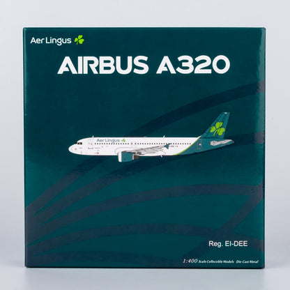 1:400 NGmodels Aer Lingus Airbus A320 Passenger Airplane Diecast Model