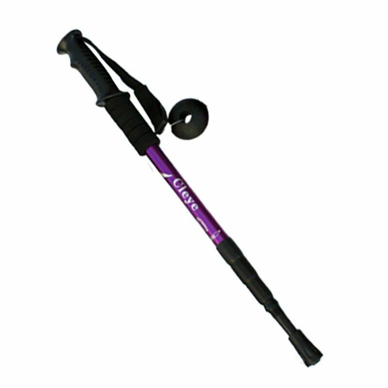 Nordic Walking Pole 4 Section Anti Shock Trekking Poles Telescopic Sticks Hiking