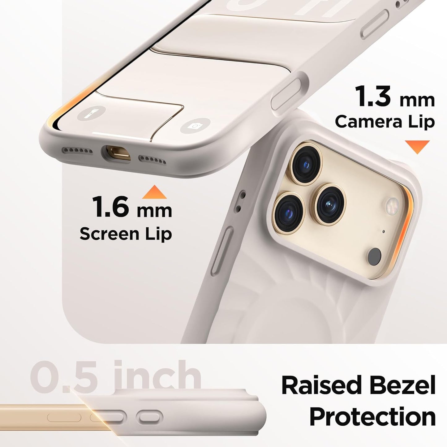 Magnetic for Iphone 17 Pro Case 6.3", Compatible with Magsafe, [Integrated Silic