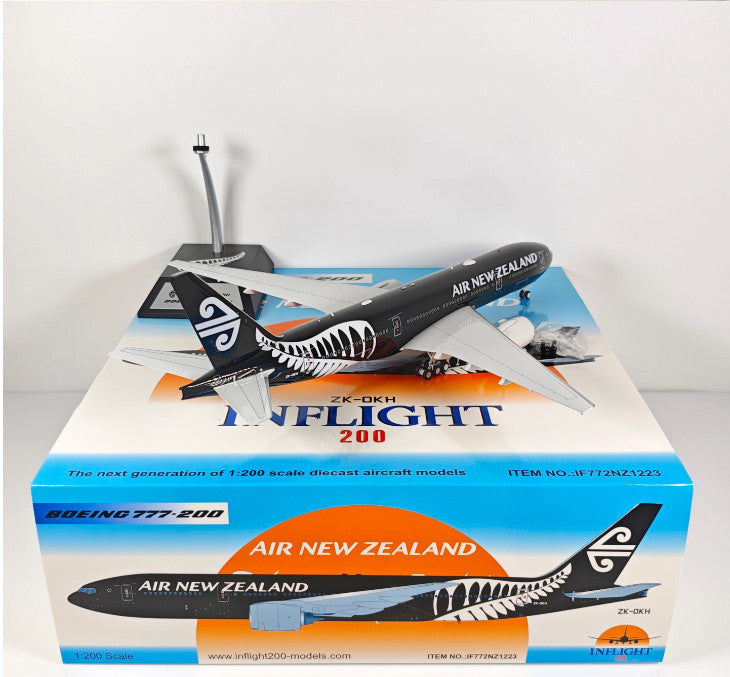 1:200 InFlight Air New Zealand B777-200 ZK-OKH Airplane Diecast Plane Model