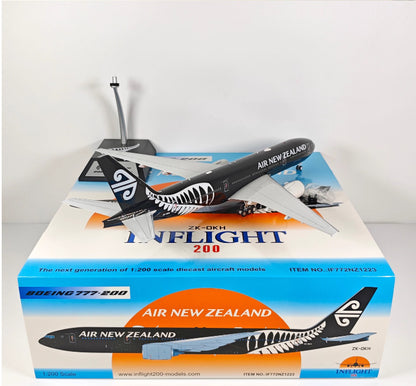 1:200 InFlight Air New Zealand B777-200 ZK-OKH Airplane Diecast Plane Model