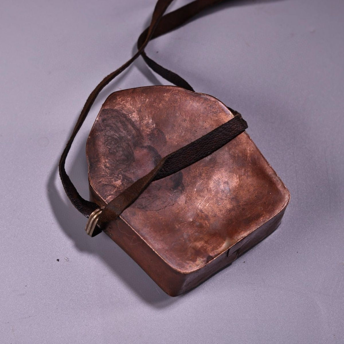 Tibetan Old Pure Copper Handmade Gau Box Antique Tibetan Buddhist Collectible