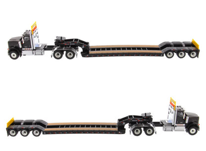 1:50 DM International Trailer Container Tractor Lowboy Trailer Diecast Model