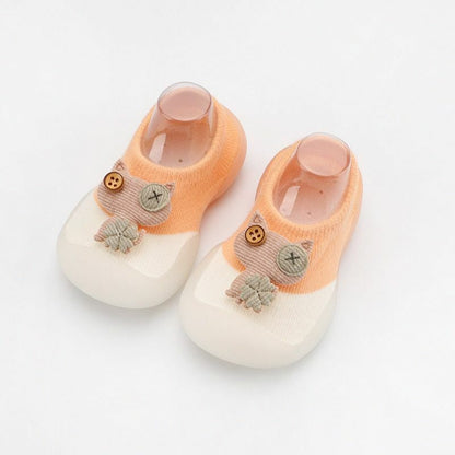Sock Shoes Baby Boys Girls Autumn Non-slip Floor Kids Soft Rubber Toddler Knit