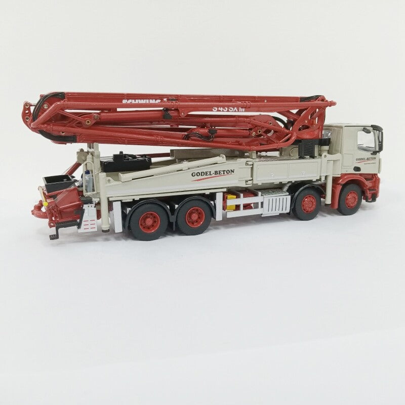 1:50 NZG S43 SX Concrete Pump Truck Godel Beton Construct Machine Diecast Model
