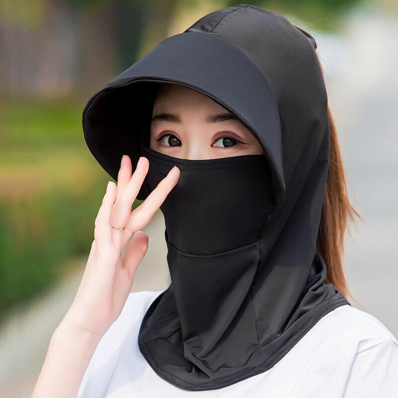 Women Summer Sun Hat Version Hat Wide Brim Neck Cover Hat Anti-UV