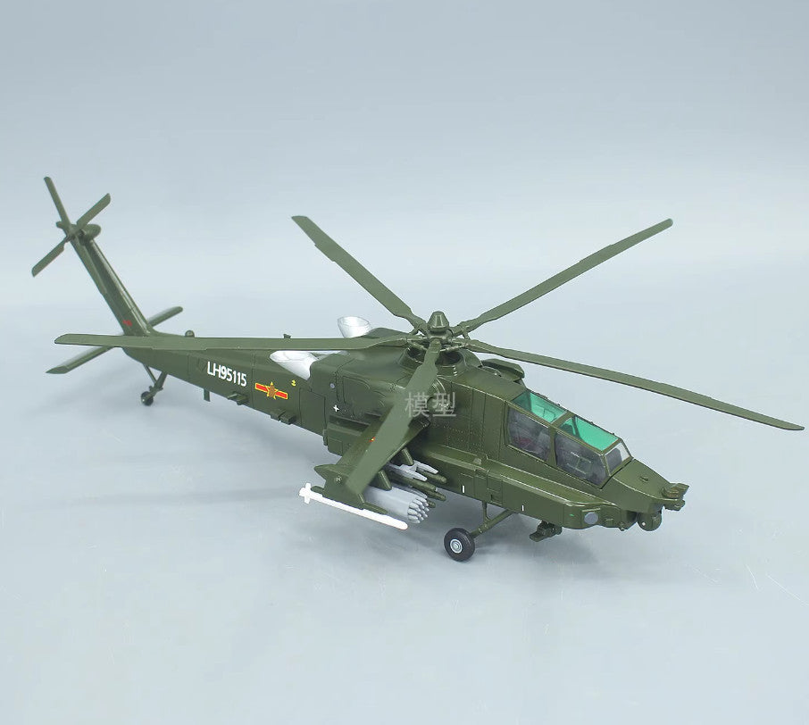 1:48 40CM AF1 Z-21 Armed Helicopter Airplane Diecast Military Aircraft Model