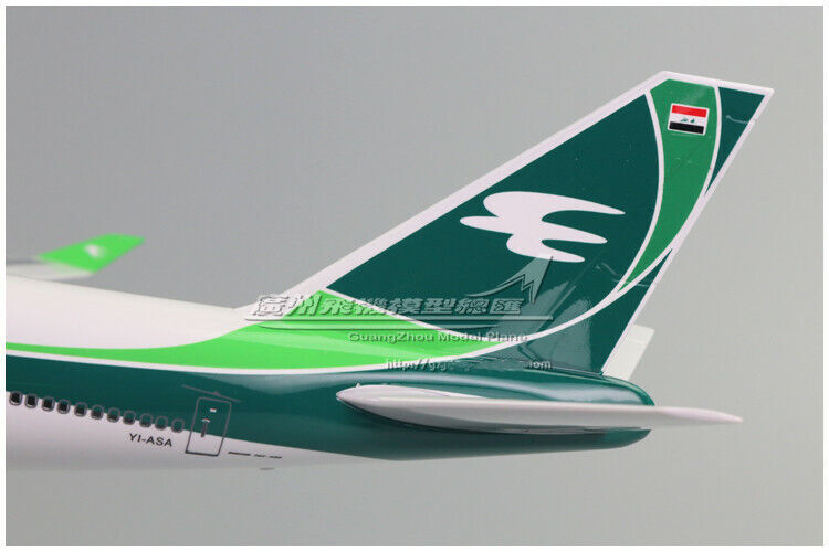 1:150 47CM Iraqi Airways BOEING 747-400 Passenger Plane Landing Gear Resin Model