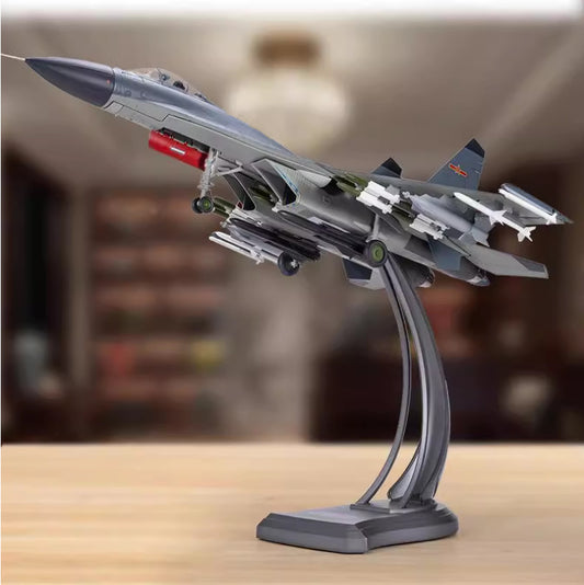 1:32 72CM J-11 Fighter Plane Aircraft Diecast Military Airplane Aeroplane Model