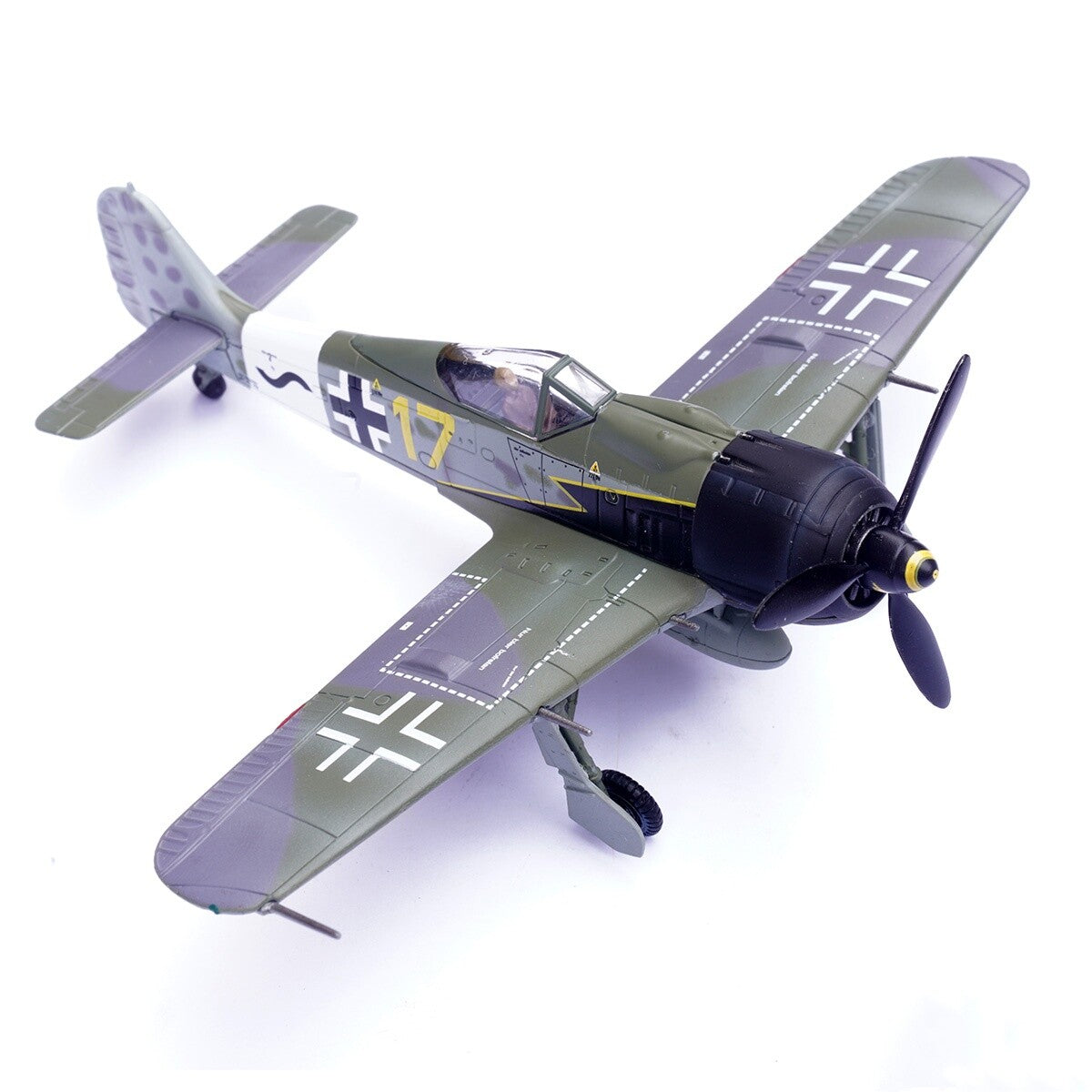 1:72 LEGION FOCKE WULF FW190A Fighter Plane Aircraft Diecast Military Model