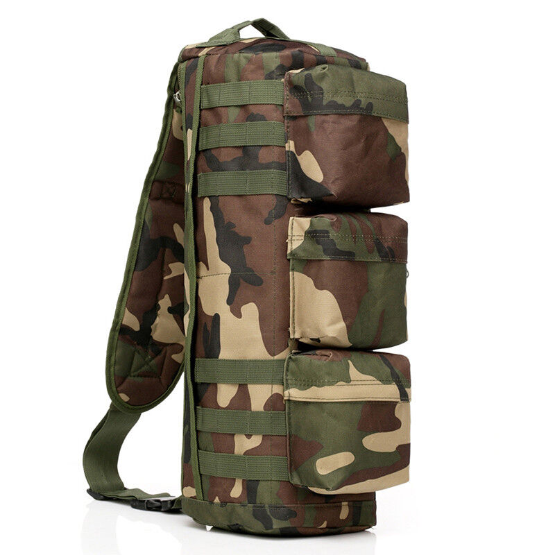 Metal Detector Camo Bag Storage Zipper Pocket Heavy Duty Detecting Carrying Case