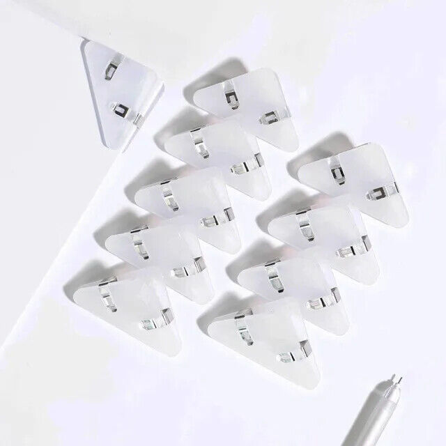 10 PCS Triangle Paper Clips Durable Paper Clamps Protect Book Corner for Student