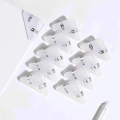 10 PCS Triangle Paper Clips Durable Paper Clamps Protect Book Corner for Student