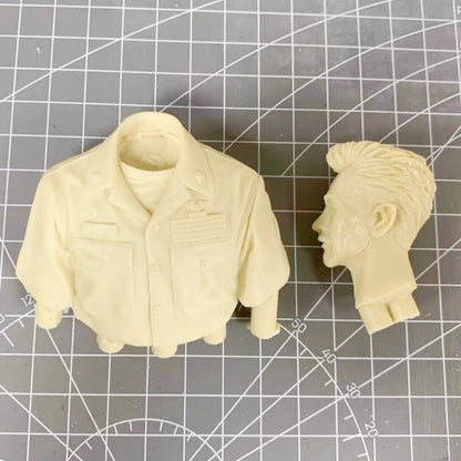 1/10 resin bust figure model Commander of the United States Navy unassembled
