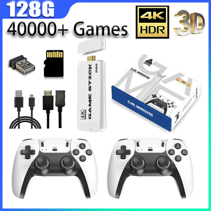 M15 Game Stick Mini TV Handheld Game Console Wireless Gamepads Video Game 64/128