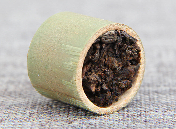 Bamboo Bingdao Ancient Pu'er Puerh Tea Yunnan Puer Ripe 500g