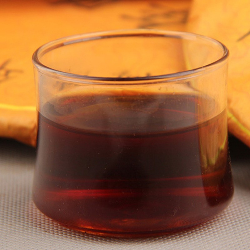 357g Ripe Pu'er Tea Cake Yunnan Seven Sons Eight Years Aged Flavor