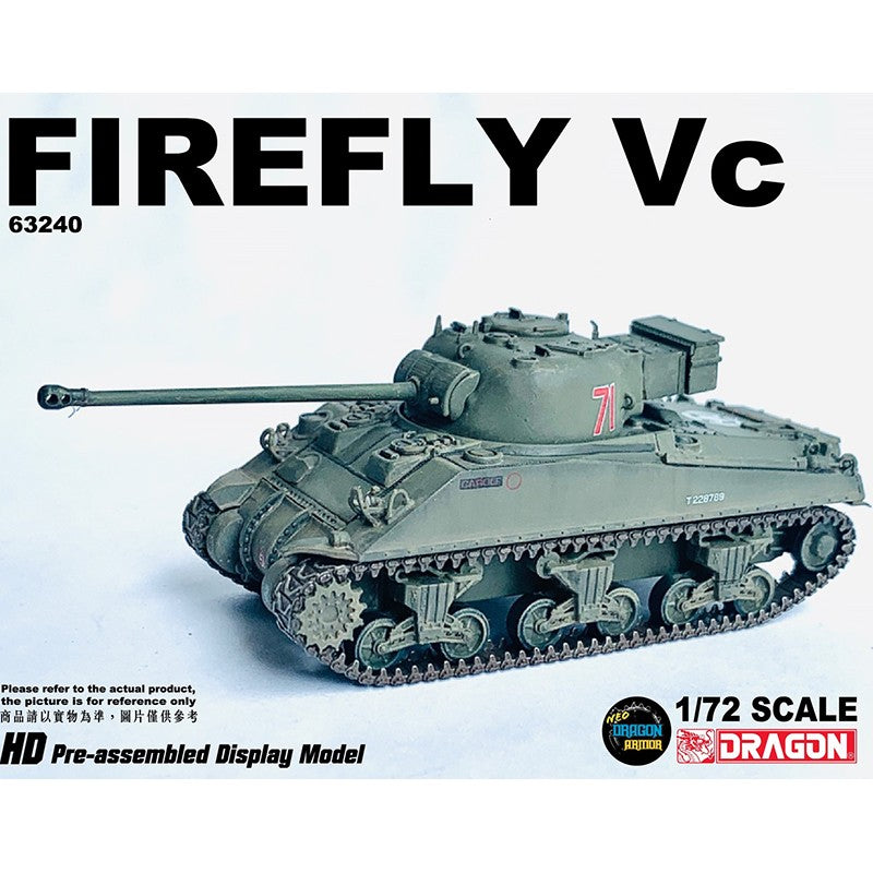 1/72 Britain 63240 Fireflies Tank Vc Finished Product Model