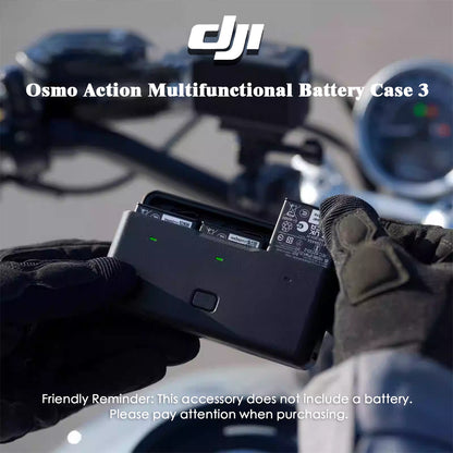 DJI Osmo Action Multifunctional Battery Case3 For Osmo 360/Osmo Action6/5Pro/4/3