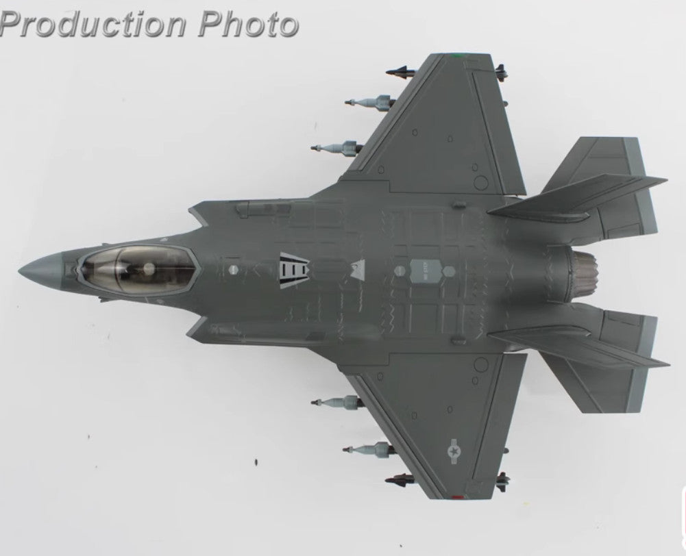 1:72 HM F-35A "Red Tail" 18-5420, 187 FW, Alabama ANG 2024 Fighter Diecast Model