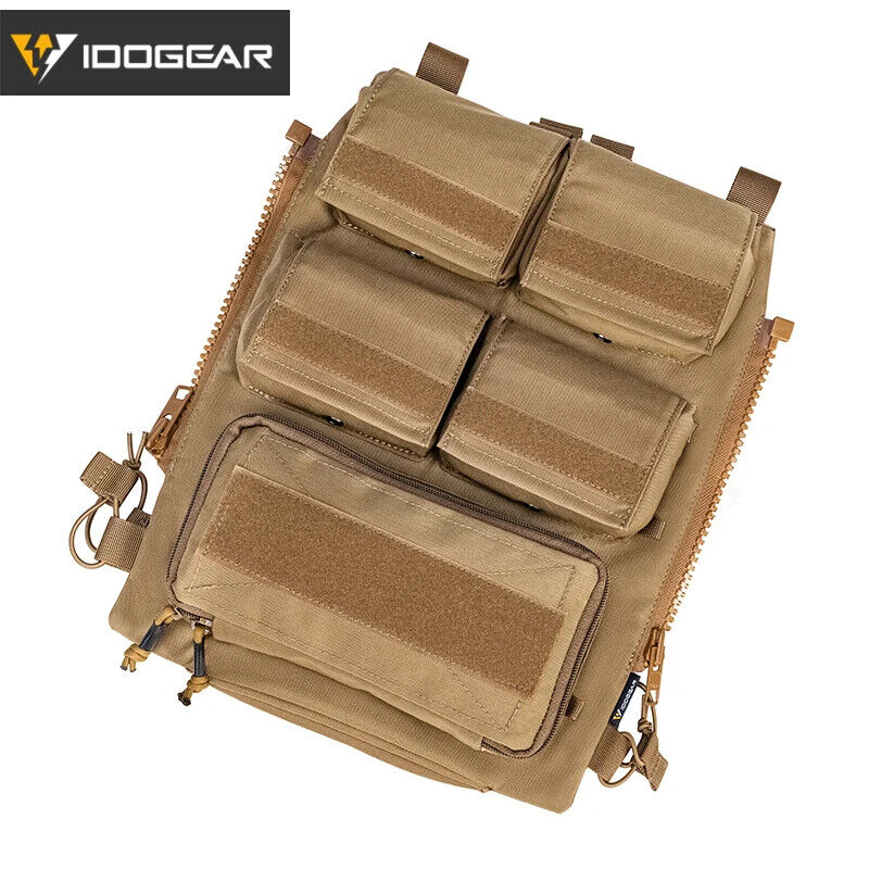 Tactical Pouch Bag Zip On Panel Modular Backpack Pouch