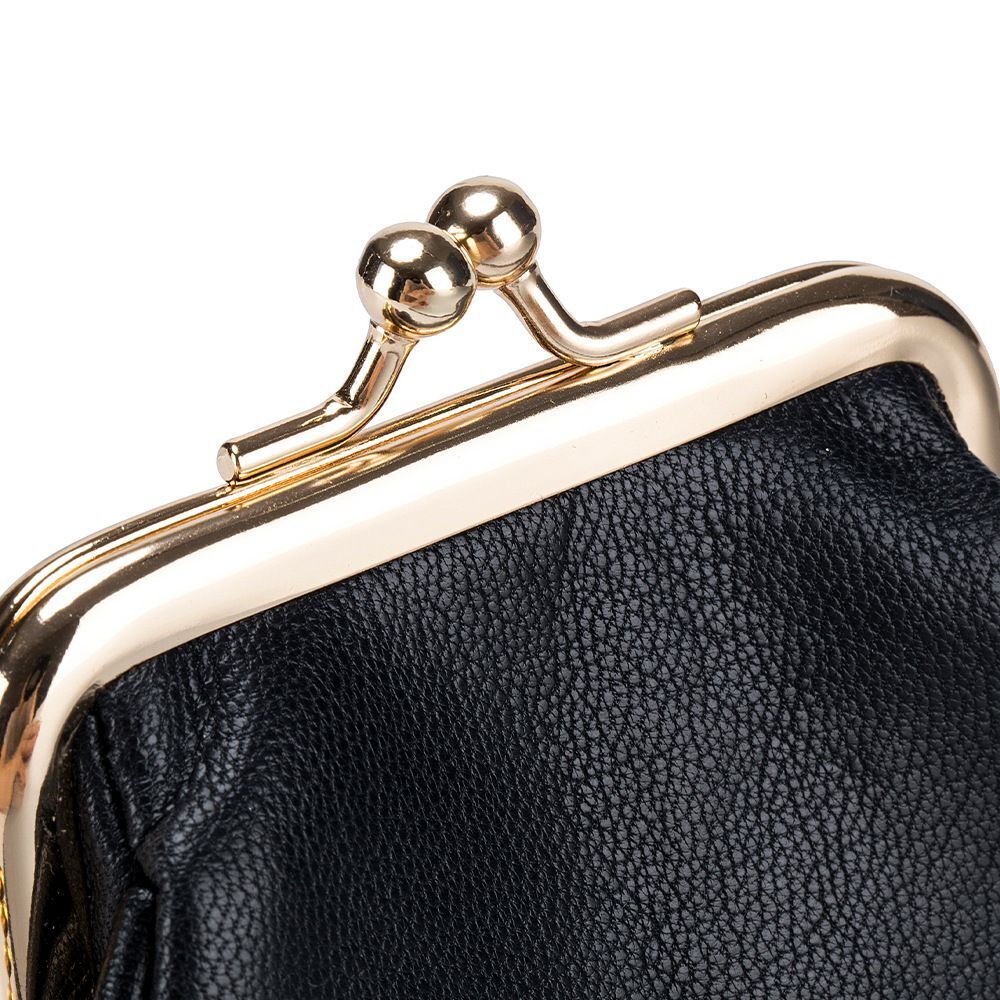 Genuine Leather Wallets Purses Mini Hasp Fashion Soft Small Cowhide 4*13*8.5 CM