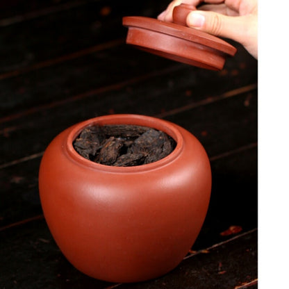 Purple Clay Tea Canister Airtight Tea Storage Container Tea Caddy Moisture-proof