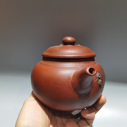 vintage chinese yixing purple clay teapot zisha ceremony nice teaware collection