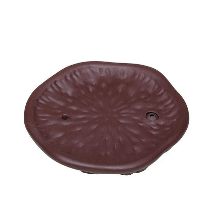 Purple Clay Tea Tray Tea Set Tea Set Decorated Purple Clay Lotus Heart Set